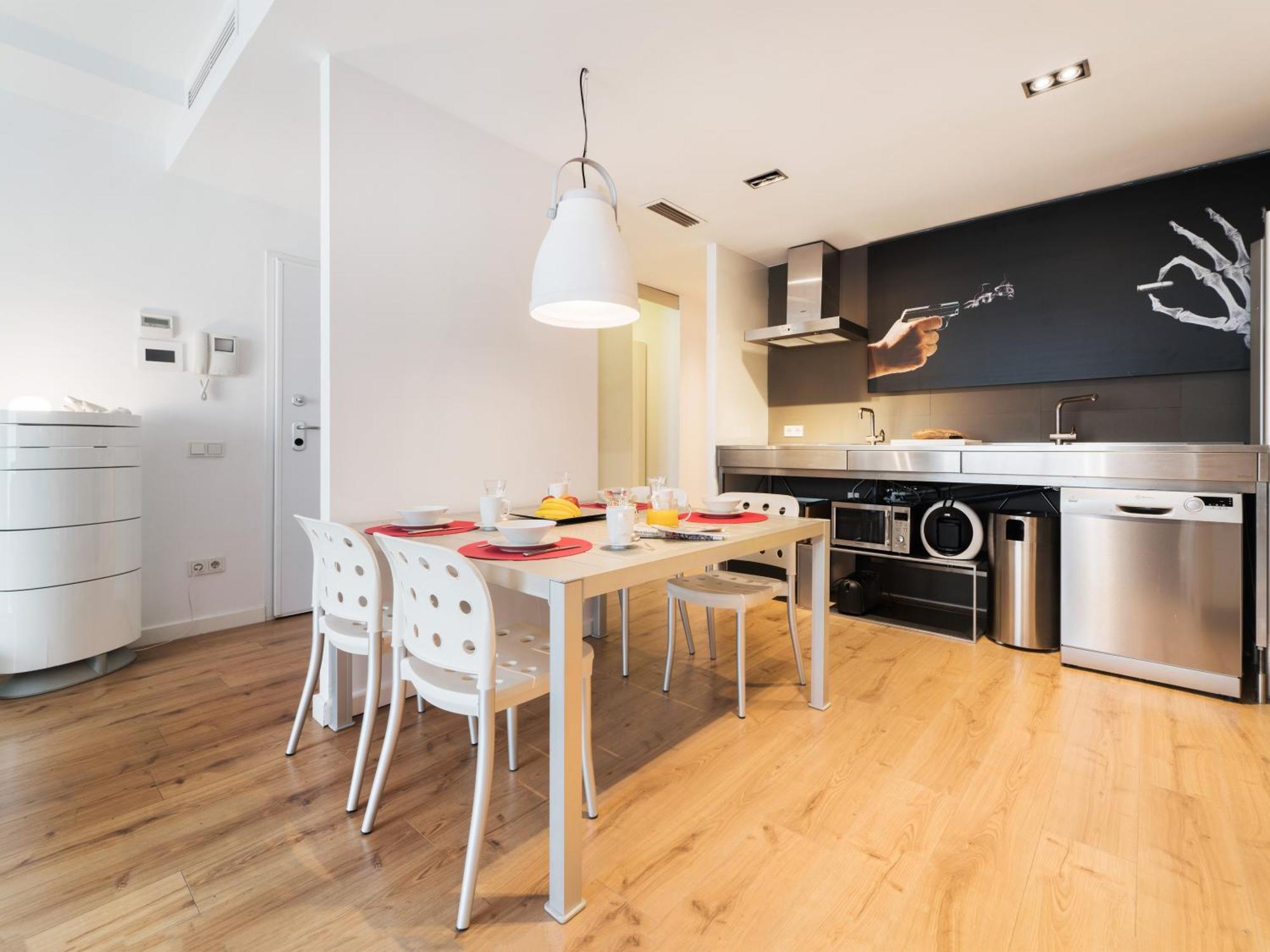Flat El Porto - Families Only, No Groups Apartment Валенсия Стая снимка